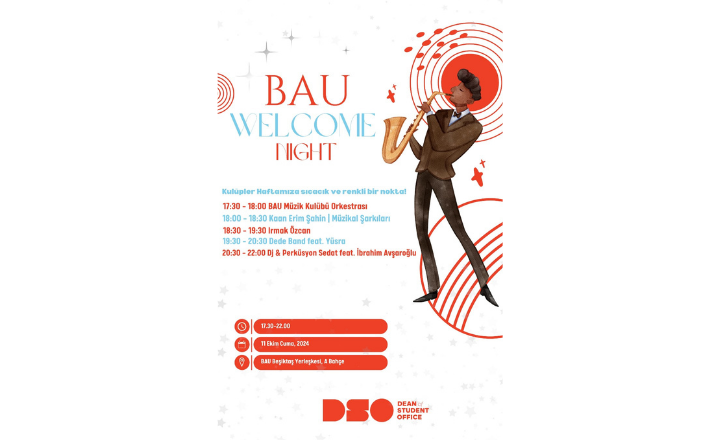 BAU Welcome Party: Yeni Başlangıçların Gecesi!